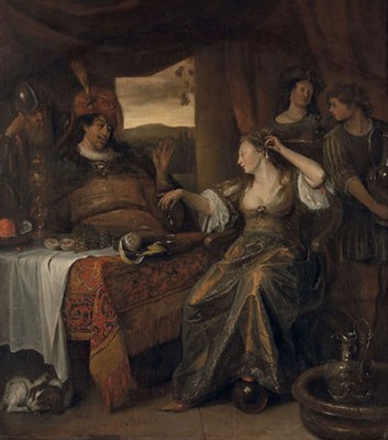 Jan Steen: Antonius und Kleopatra (1667)