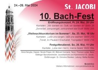 10. Bach-Fest mit 6 Bach-Kantaten