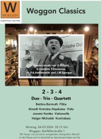 2, 3, 4: Duo – Trio – Quartett