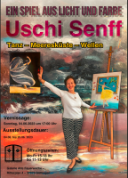 Uschi Senff: Ein Spiel aus Licht und Farbe"Tanz - Meeresküste - Wellen"