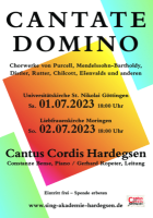 "Cantate Domino" - Chorkonzerte